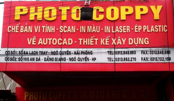Top 2 Tiệm photocopy uy tín nhất tại Hải Phòng